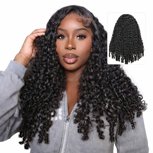 Ms. Kay Lace Closure Burmese Curly Glueless