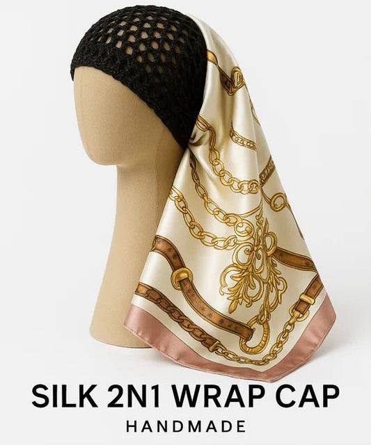 Silk Hair Wrap Cap