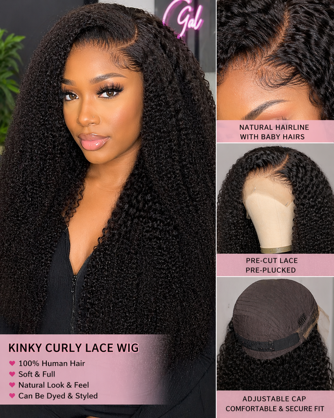 Kinky Lace Wig