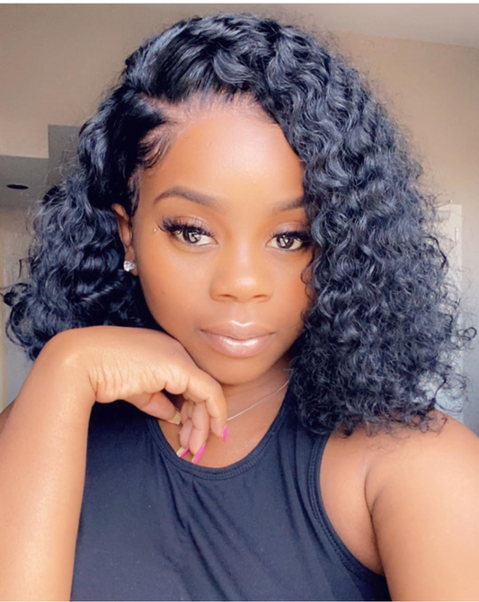 Ms. Kay Deep Curly Wave Lace Front Wig